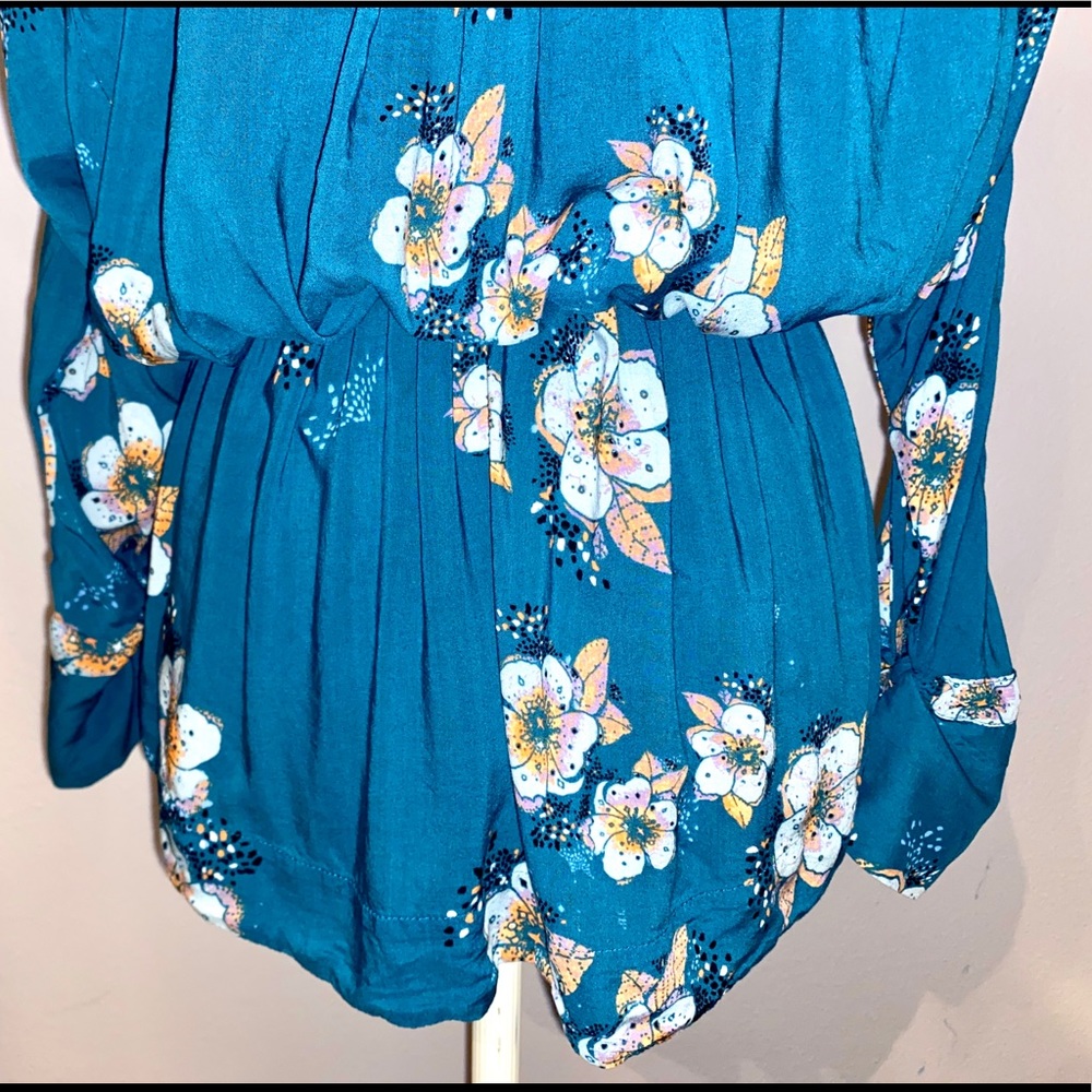 Free People Tuscan Dreams Printed Tunic sz M - Picture 9 of 15